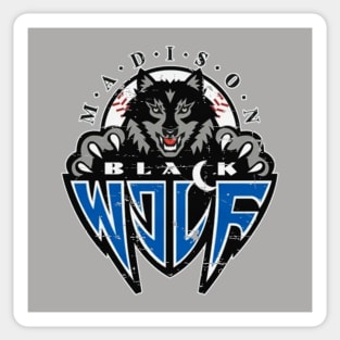 Madison Black Wolf Sticker